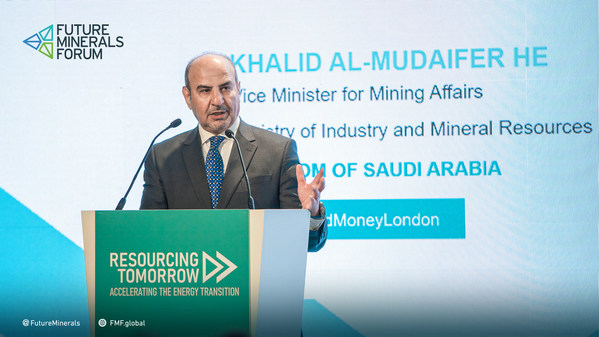 The Saudi Ministry of Industry and Mineral Resources argues in London conference: "Saudi Arabia will become a leader in the sustainable production of metals, for the benefit of the net-zero transition."