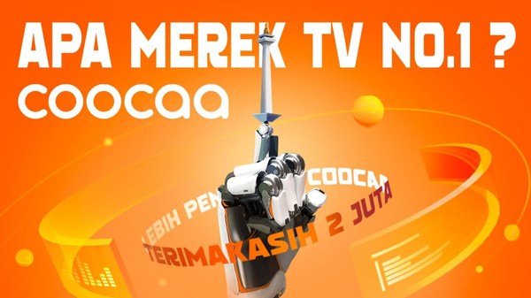 coocaa, merek TV No.1
