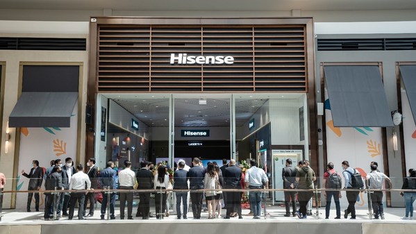 Kedai utama pertama Hisense di Dubai