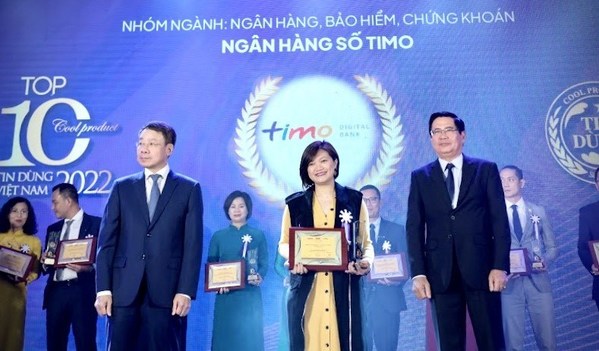 Timo's Personal Financial Management Solution Package is recognized in VET's Top 10 Trusted Vietnam Products - Services 2022 for Banking - Insurance - Securities