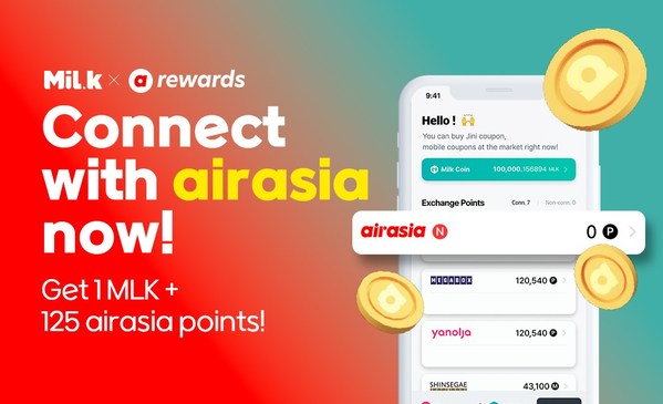 MiL.k launched its first global point exchange service with airasia