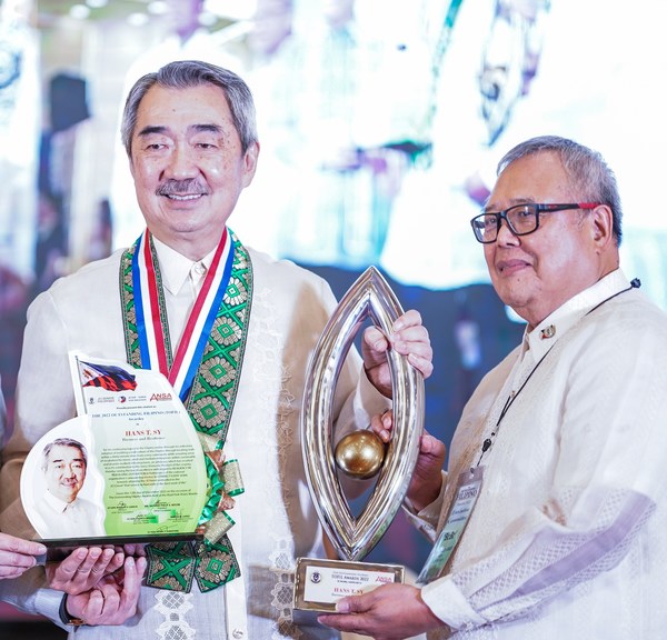 Hans Sy recognized as Outstanding Filipino for resilience and sustainability efforts