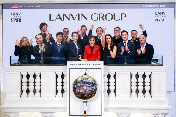 Lanvin Group（复朗集团）以交易代码"LANV"正式登陆纽交所