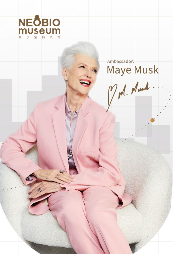 Maye Musk, NEOBIO Brand Ambassador