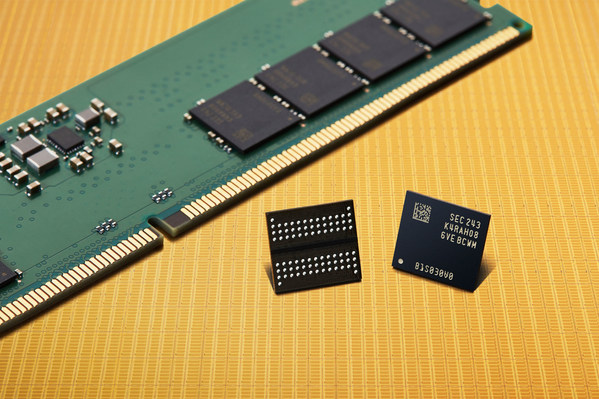 三星电子首款12纳米级DDR5 DRAM