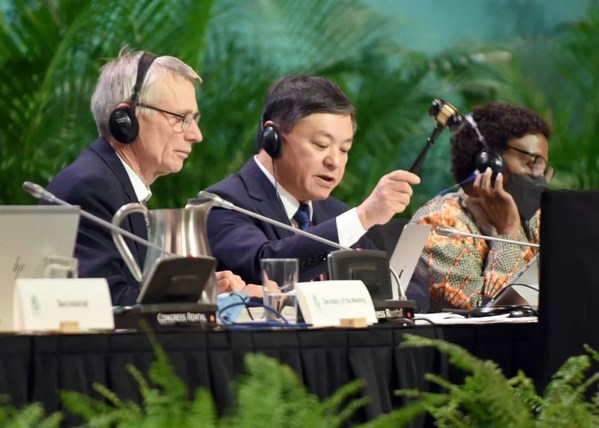中国の積極的な取り組みにより、COP15で歴史的な地球規模の生物多様性枠組みが達成
