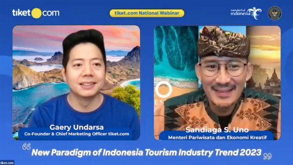 Together with tiket.com, the Tourism and Creative Industry Minister Sandiaga Uno has identified Indonesia's new tourism paradigm: Wellness Tourism, Work from Destination, Culture Immersion and Off-Grid Travel.