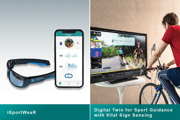 iSportWeaR and Digital Twin for Sport Guidance with Vital Sign Sensing are ITRI’s highlights in sports and fitness at CES 2023.