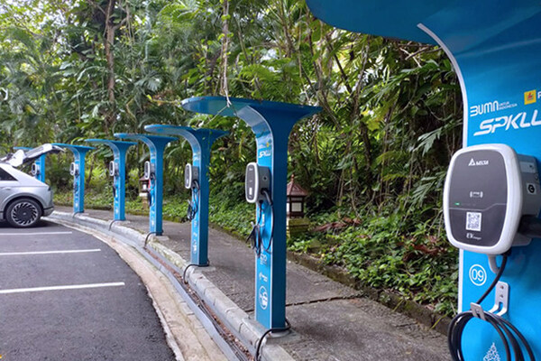 台达电动车充电设备为印尼G20峰会提供服务