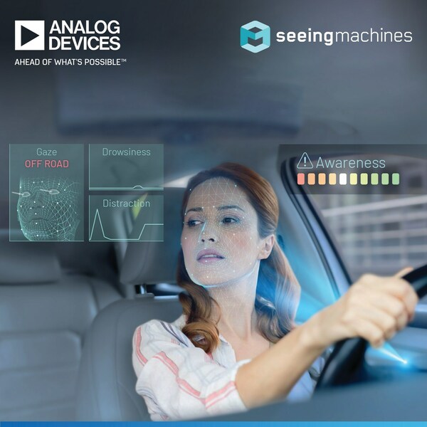 ADI and Seeing Machines accelerate safer driving with sophisticated ADAS.