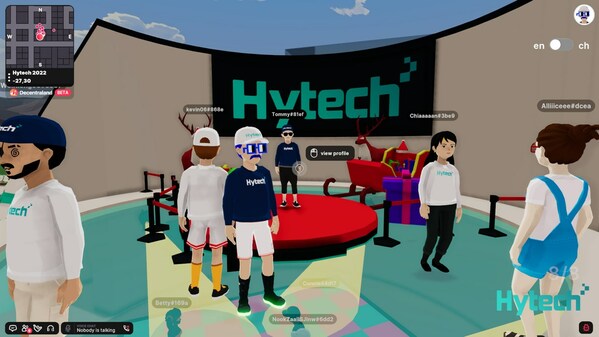 Hytech launches its first global metaverse D&D in Decentraland