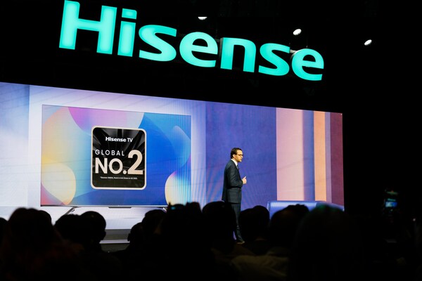 Hisense TV berada di peringkat No.2 dunia dalam hal penjualan TV pada 2022