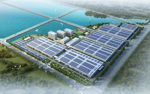 威灵汽车部件安庆新能源汽车零部件战略新基地鸟瞰图