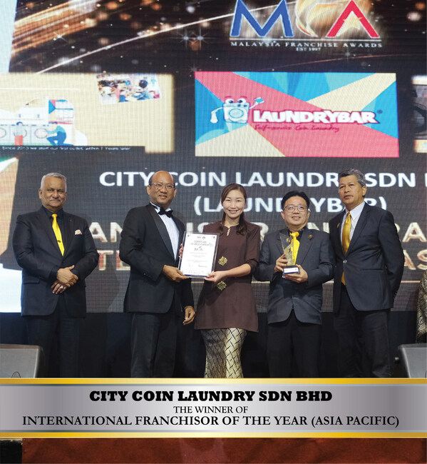 City Coin Laundry Sdn Bhd, Pemenang Francaisor Antarabangsa Terbaik (Asia Pasifik)