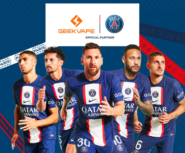 Paris Saint-Germain Announces Partnership with Leading Vaping Brand Geekvape