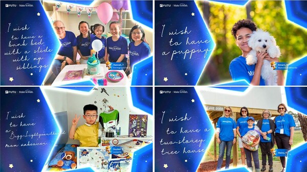 Futu partners Make-A-Wish fulfil unique wishes for four children living with critical illnesses