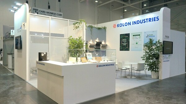 Kolon Industries exhibits in 'DOMOTEX Hannover 2023', the world's leading trade fair for carpets and flooring