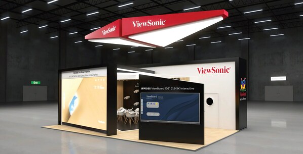 ViewSonic will introduce its latest workplace solutions for better collaboration in modern workplaces at ISE 2023 in Spain. The company will debut the 105” 5K ViewBoard interactive display and showcase its new Presentation Display for video conferencing.