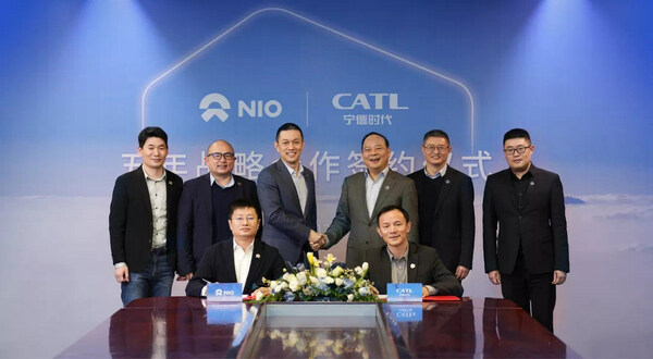 CATL and NIO Enter Into Comprehensive Strategic Partnership