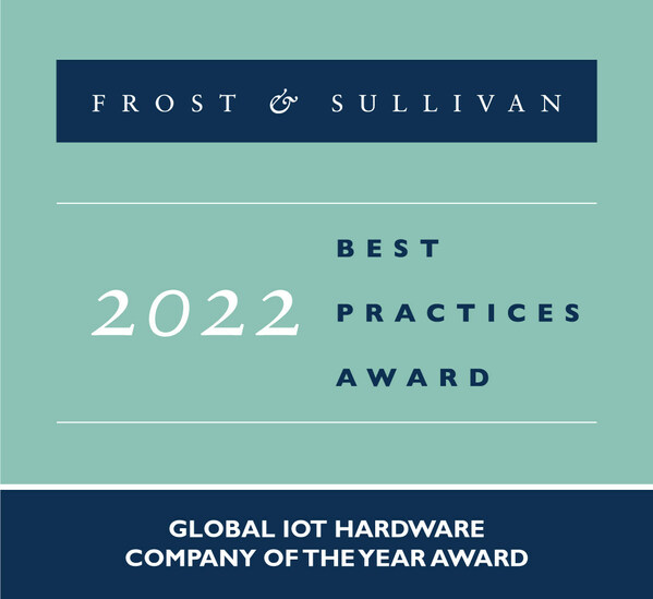 Semtech Recognized as 2022 Global Company of the Year Award by Frost & Sullivan for Market Leadership and Enabling Businesses to Optimize Processes and Efficiency