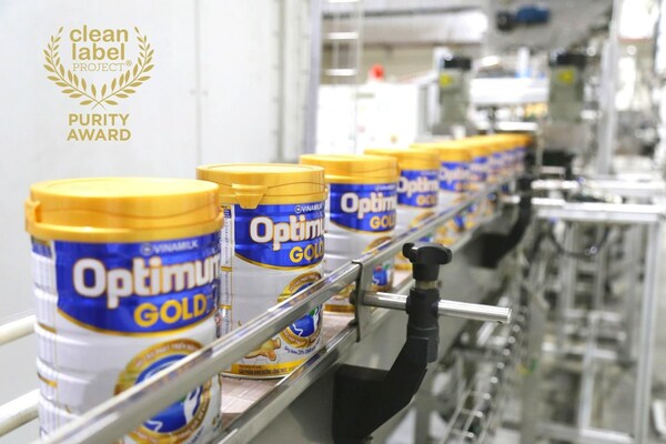 Vinamilk的Optimum Gold產品成為亞洲首個Purity Award 2022得主
