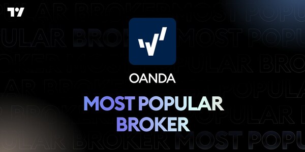 OANDA가 TradingView에서 'Most Popular Broker'로 선정됐다.