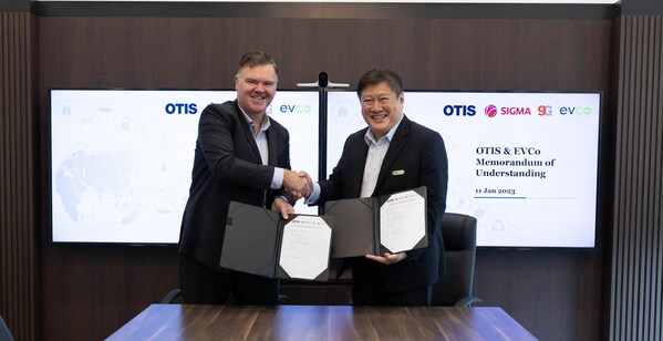 Otis selects EVCo to convert its Singapore service fleet to electric vehicles