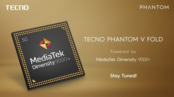 PHANTOM V Fold is the world’s first left-right foldable smartphone to be equipped with MediaTek Dimensity 9000+ processor.