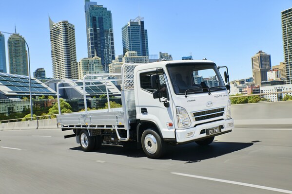 Incoming delivery: Hyundai Mighty electric truck