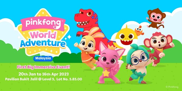JOIN PINKFONG, BABY SHARK AND FRIENDS FOR A FIN-TASTIC TIME AT PINKFONG WORLD ADVENTURE