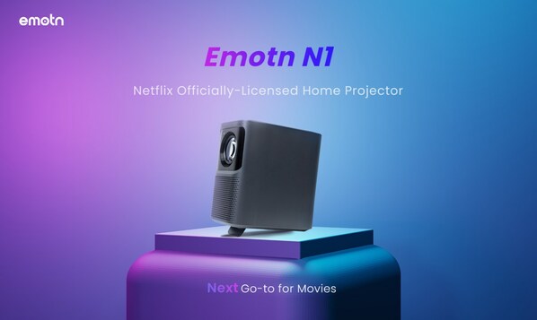 Emotn launches the N1 - A Netflix Officially-Licensed Home Projector for enhancing the viewing experience of movies and shows