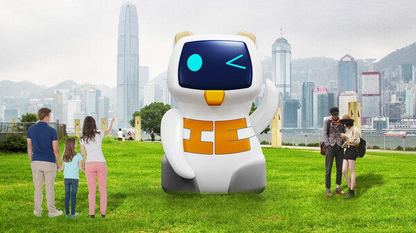(效果模擬圖)「香港工程師週嘉年華」將於3月3日至5日假西九文化區海濱草坪舉行，主題為「Σ (食住行) “Our Living, We Engineer”」。場內有高約3米、可愛爆燈的學會KOL河助狸（Hally）巨型吹氣模型供市民「打卡」拍照留念。