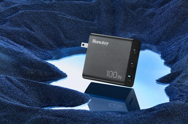 Huntkey 100W GaN fast charger applies this technology, which has better heat dissipation