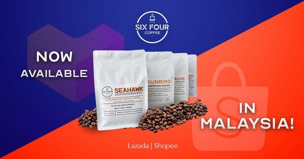 Six Four Coffee kini boleh didapati di Malaysia