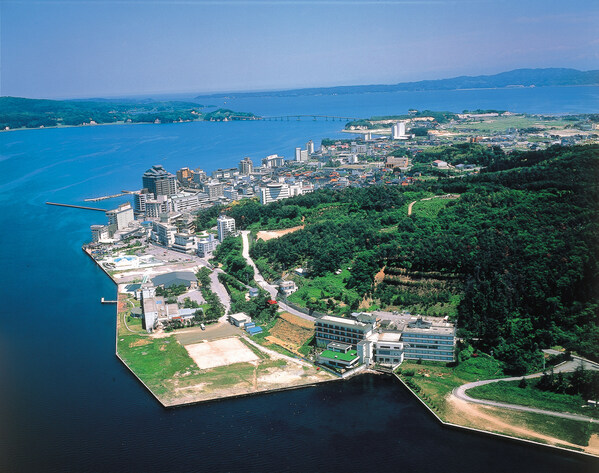 Wakura Onsen hot spring resort overlooking the Sea of Japan