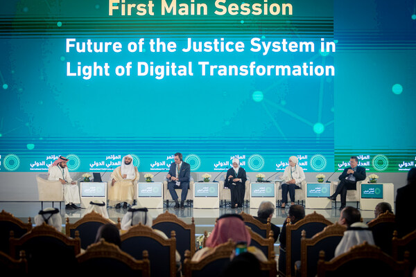 A panel session on the Future of the Justice System in Light of Digital Transformation featured insights from Saudi Arabia, Morocco, Singapore, Tunisia and the EU, highlighting ways in which we can enable and accelerate the uptake of technology in the field of justice.