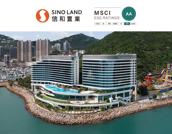 Sino Land Receives "AA" Rating from MSCI Signifying ESG Industry Leader Status