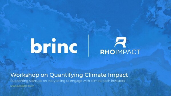 Brinc x Rho Impact Join Forces to Help Startups Quantify the Emissions Reduction Potential of their Technologies