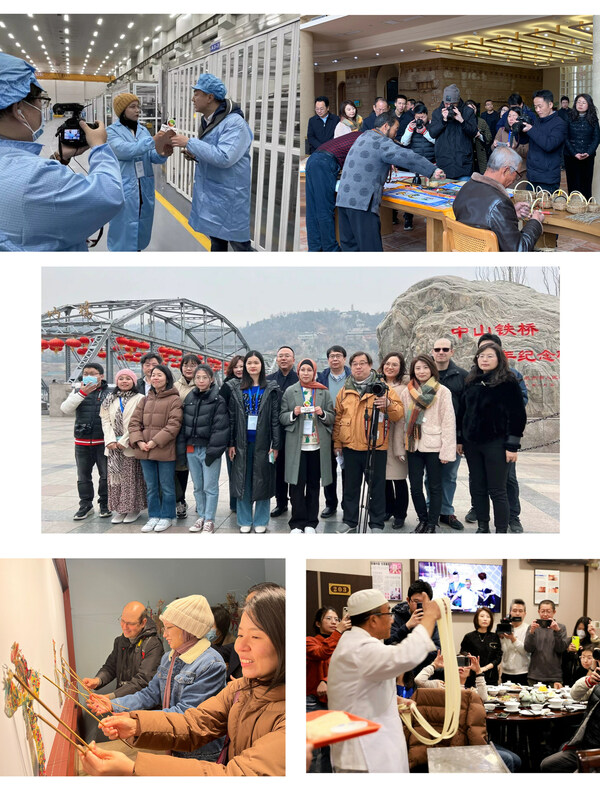 A delegation of journalists from the world's leading media organizations tour Gansu