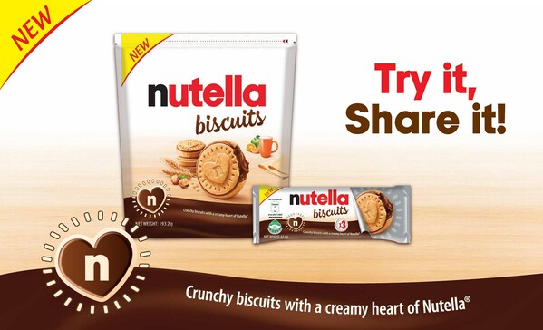 NEW Nutella Biscuits is now officially available in Malaysian supermarket shelves