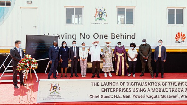 Program DigiTruck diluncurkan YM Yoweri K. Museveni, Presiden Republik Uganda