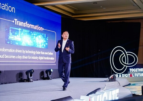 James Chen, Senior Vice President of H3C and Executive President of Cloud and AI Business Group, delivered a keynote speech entitled 