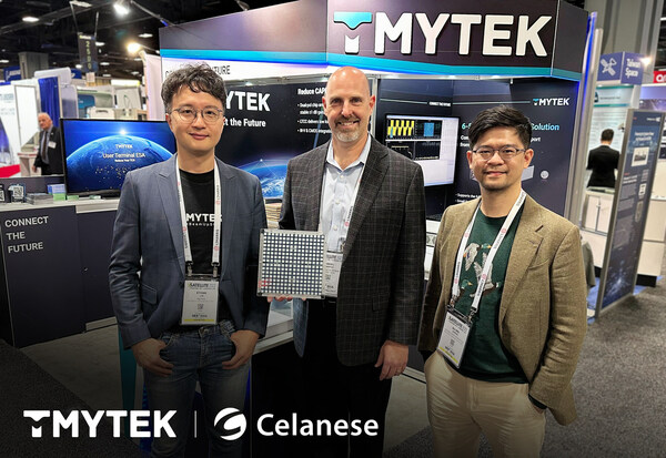 TMYTEK and Celanese Showcase Innovative Ultra-Low SWaP ESA Solution with Antenna-on-Chip (AoC) at Satellite 2023