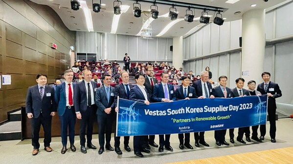 Vestas and KOTRA collaborate to host 'Vestas Supplier Day' event in Seoul, South Korea; engage with suppliers to strengthen future wind supply chain