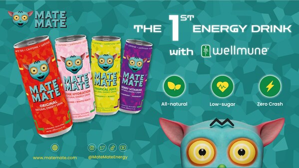 ASIAN POP SUPERSTAR JJ LIN AND HIS PROFESSIONAL ESPORTS TEAM 'TEAM SMG' TAP INTO THEIR FAVORITE FLAVORS OF MATE MATE™ ALL NATURAL ENERGY DRINK TO FIGHT FATIGUE DURING INTENSE GAMING BOUTS