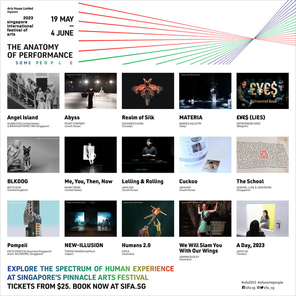 Khám phá trải nghiệm con người tại Liên hoan Nghệ thuật Quốc tế Singapore 2023