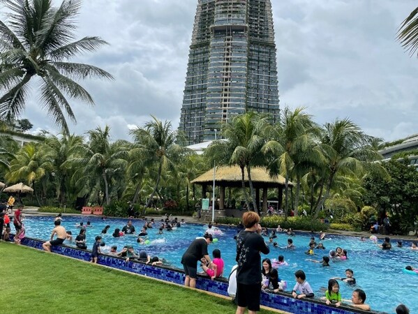 Forest City’s water park has become a destination of choice for local residents and tourists during holidays