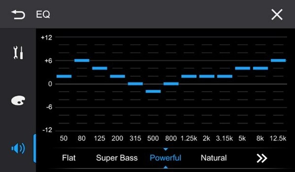 DMH-AF555BT Sound Tuning Features - 13 Band Equalizer