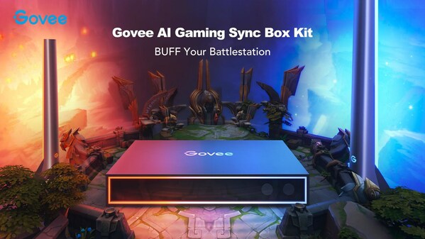 Govee AI Gaming Sync Box Kit - Buff Your Battlestation with Next-Generation AI-Driven Smart Light Technology