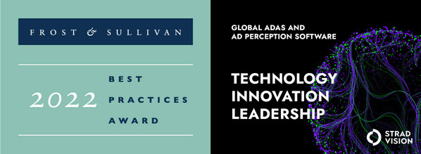 STRADVISION has won the Frost & Sullivan 2022 Global Technology Innovation Leadership Award in the advanced driver assistance system (ADAS) and automated driving (AD) perception software industry.